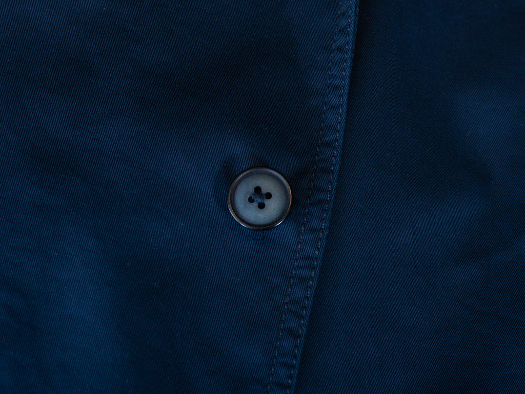 Hugo Boss Navy Blue Cotton Medvin3-W Blazer