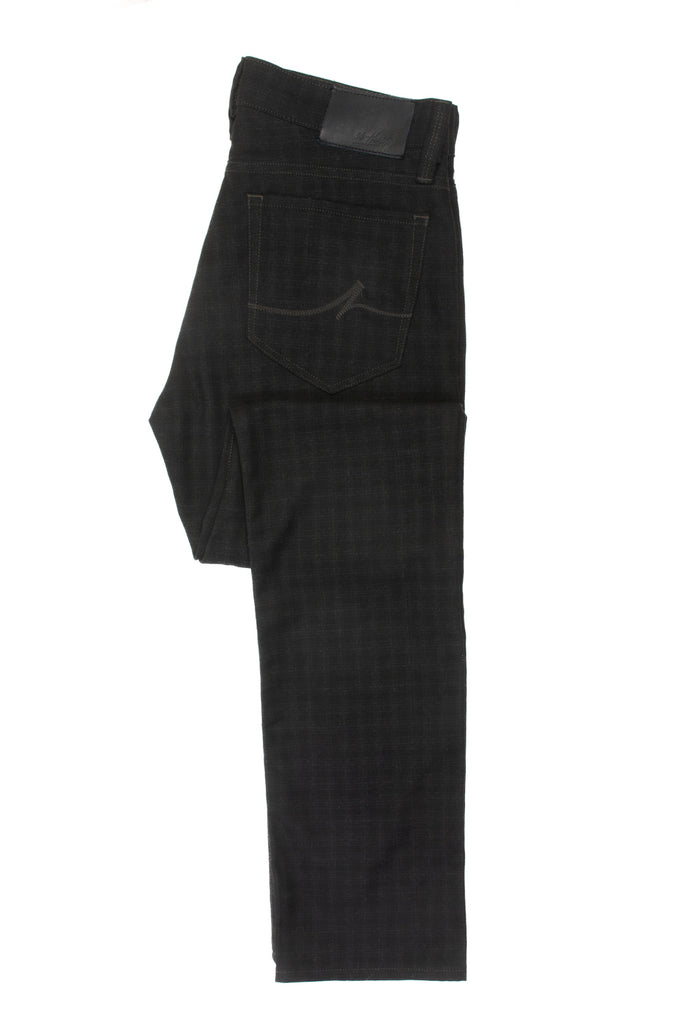 34 Heritage DarkGrey Check Courage Pants