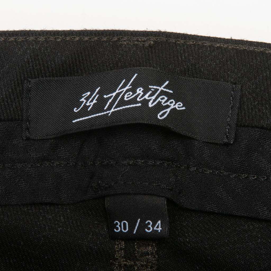 34 Heritage DarkGrey Check Courage Pants