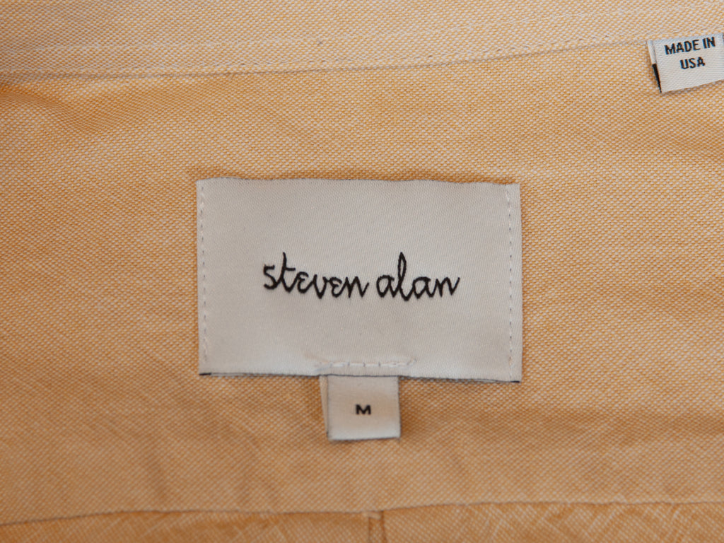 Steven Alan Natural Brown Short Sleeve Shirt