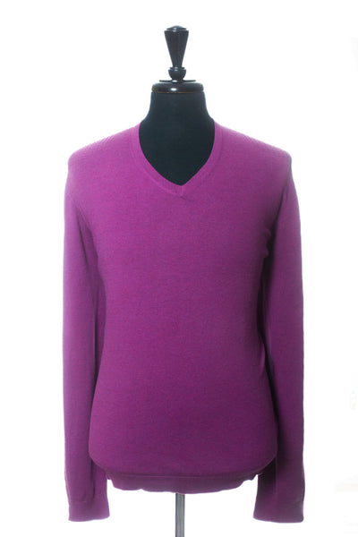 Ted Baker Hollyhock Purple Abadaz V-Neck Sweater