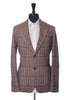 Circolo NWT Brown Check Easy Jersey Blazer