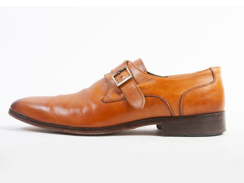 Harry Rosen Light Brown Monk Strap Shoes