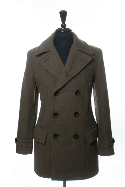 Club Monaco Green Lieutenant Coat