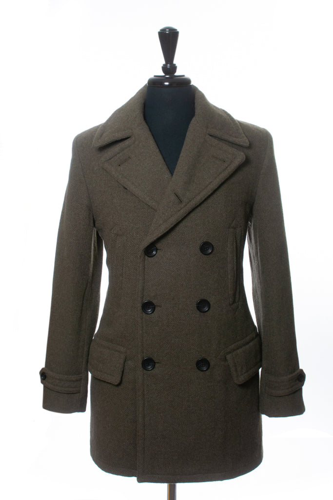Club Monaco Green Lieutenant Coat