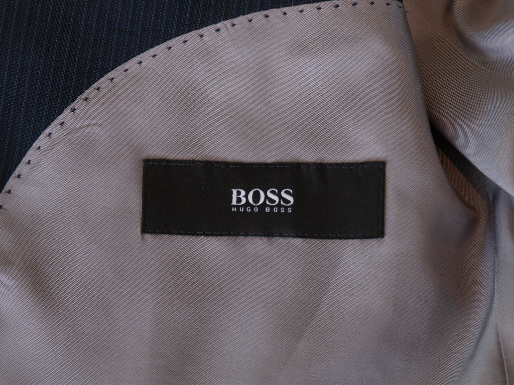 Hugo Boss Blue Striped Ryan Vegas Suit