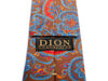 Dion Brown Paisley Italian Silk Hand Crafted Tie