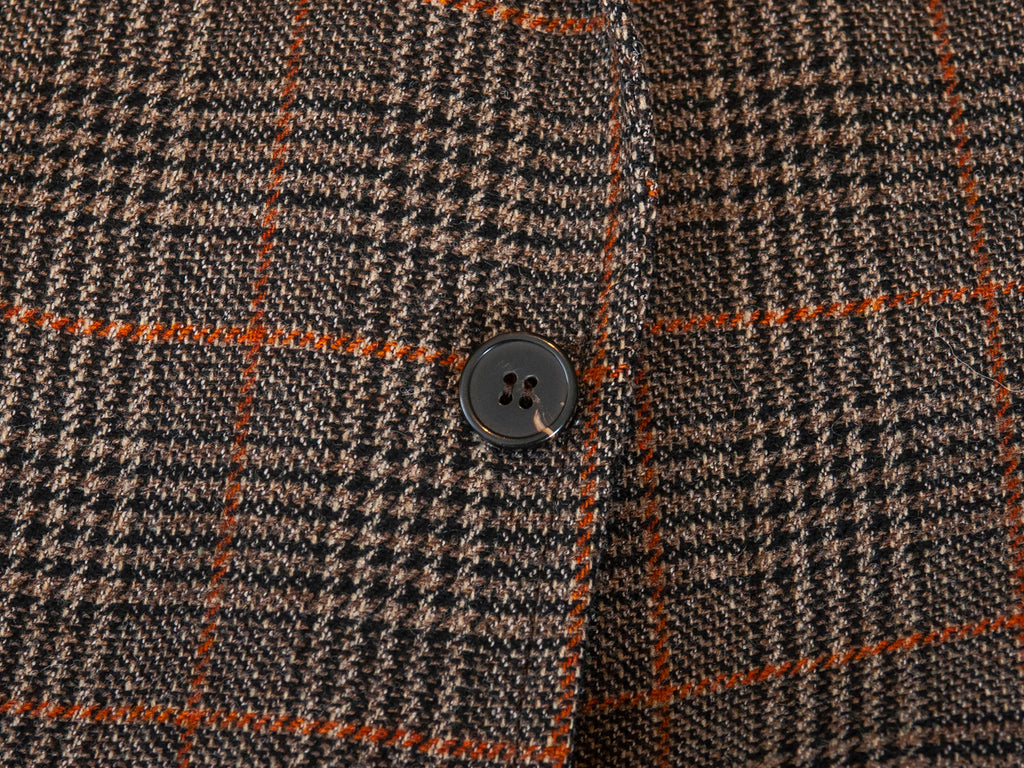 ZZegna Brown Check City Blazer