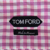 Tom Ford Pink Check Linen Blend Shirt