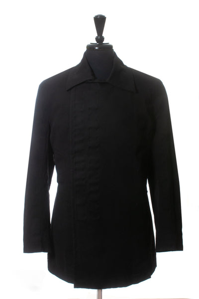 Dirk Bikkembergs Black Asymmetrical Quilted Coat
