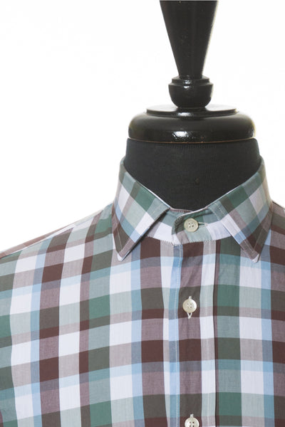 Etro Green Check Shirt