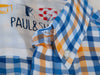 Paul & Shark Yacht Club Yellow Check Short Sleeve Shirt