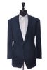 Sam Abouhassan Blue Check Wool Blazer