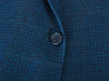 Sam Abouhassan Blue Check Wool Blazer