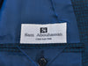 Sam Abouhassan Blue Check Wool Blazer
