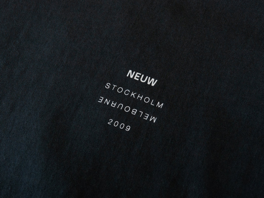 Neuw NWT Washed Black Logo T-Shirt