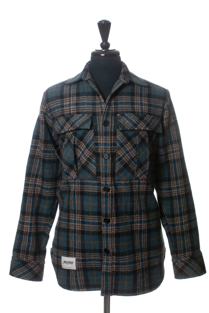 Stella McCartney Blue Plaid Shacket