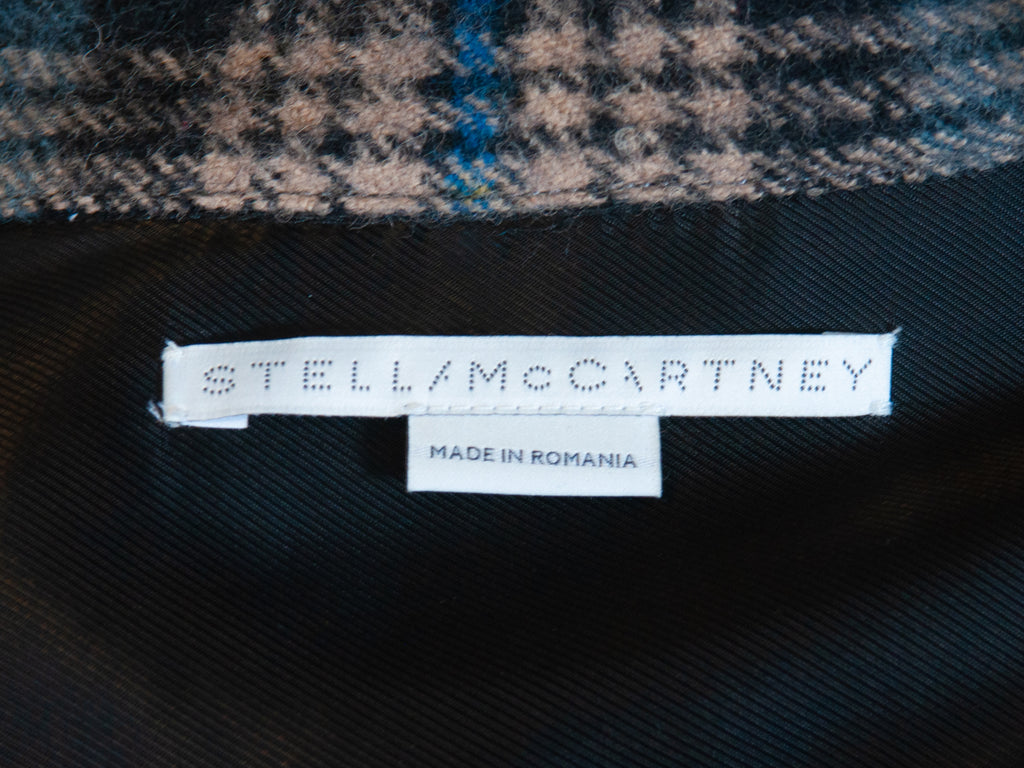 Stella McCartney Blue Plaid Shacket