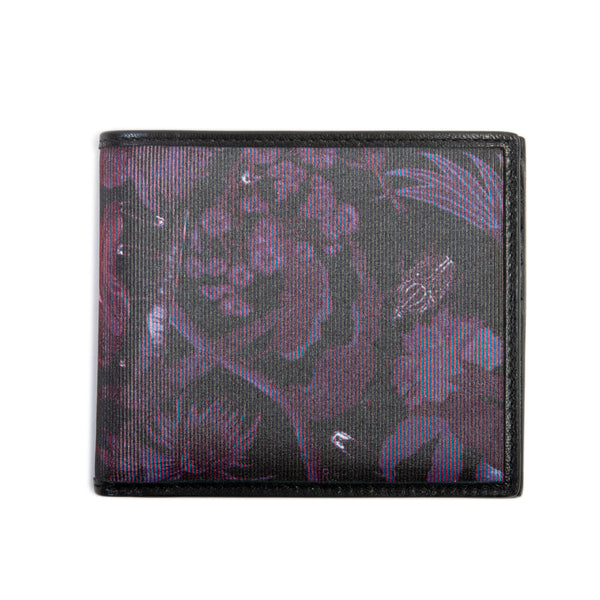 Paul Smith Purple Floral Print BiFold Wallet