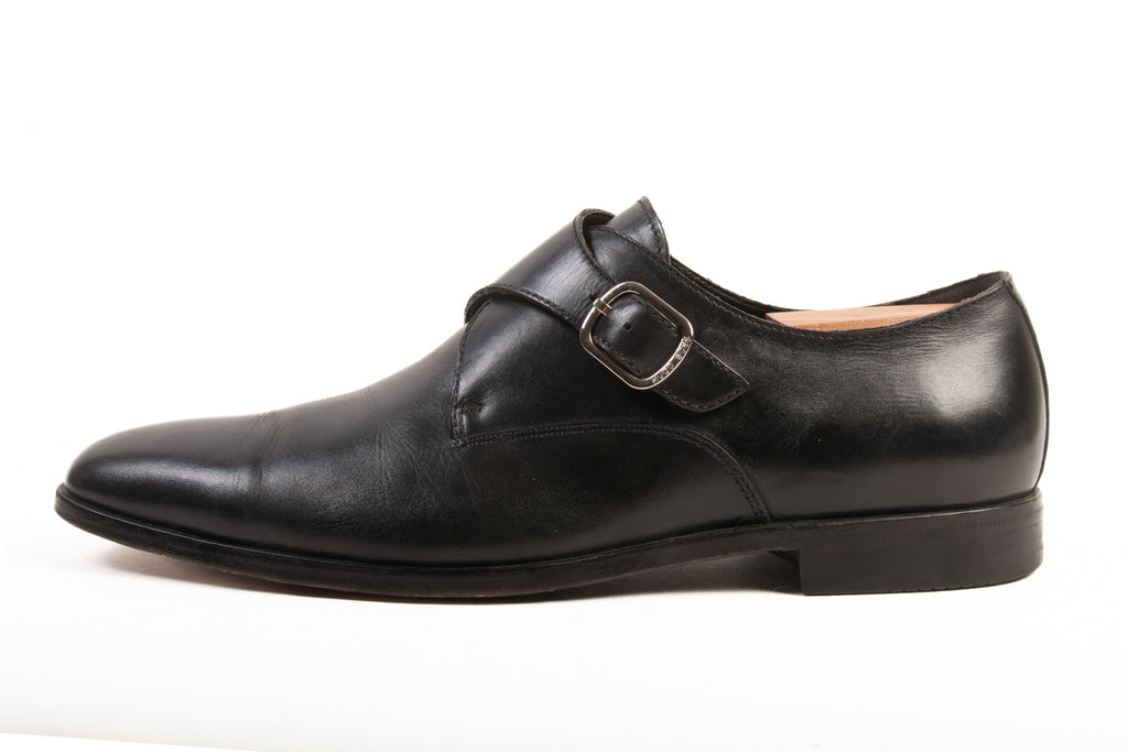 Hugo Boss Black Monk Strap Shoes