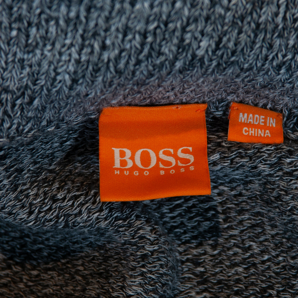 Hugo Boss Grey Full Zip Kallony Sweater