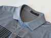G-Fore Grey Striped Golf Shirt