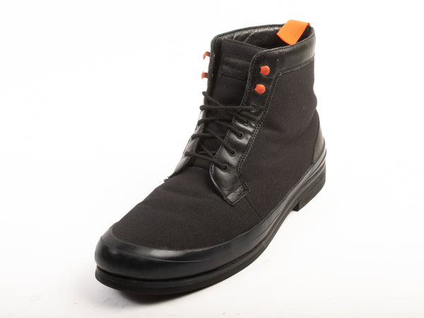 Swims Black Canvas Winter Boots