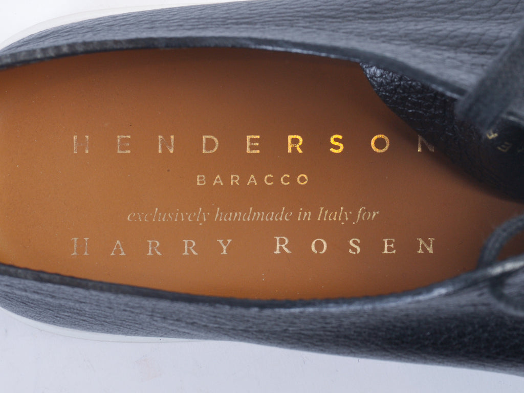 Henderson’s Black Leather Sneakers