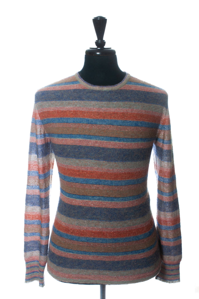 Loewe Paula & Mopitz Striped Lightweight Crewneck Sweater