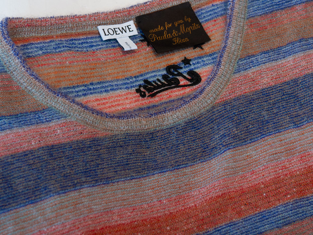 Loewe Paula & Mopitz Striped Lightweight Crewneck Sweater
