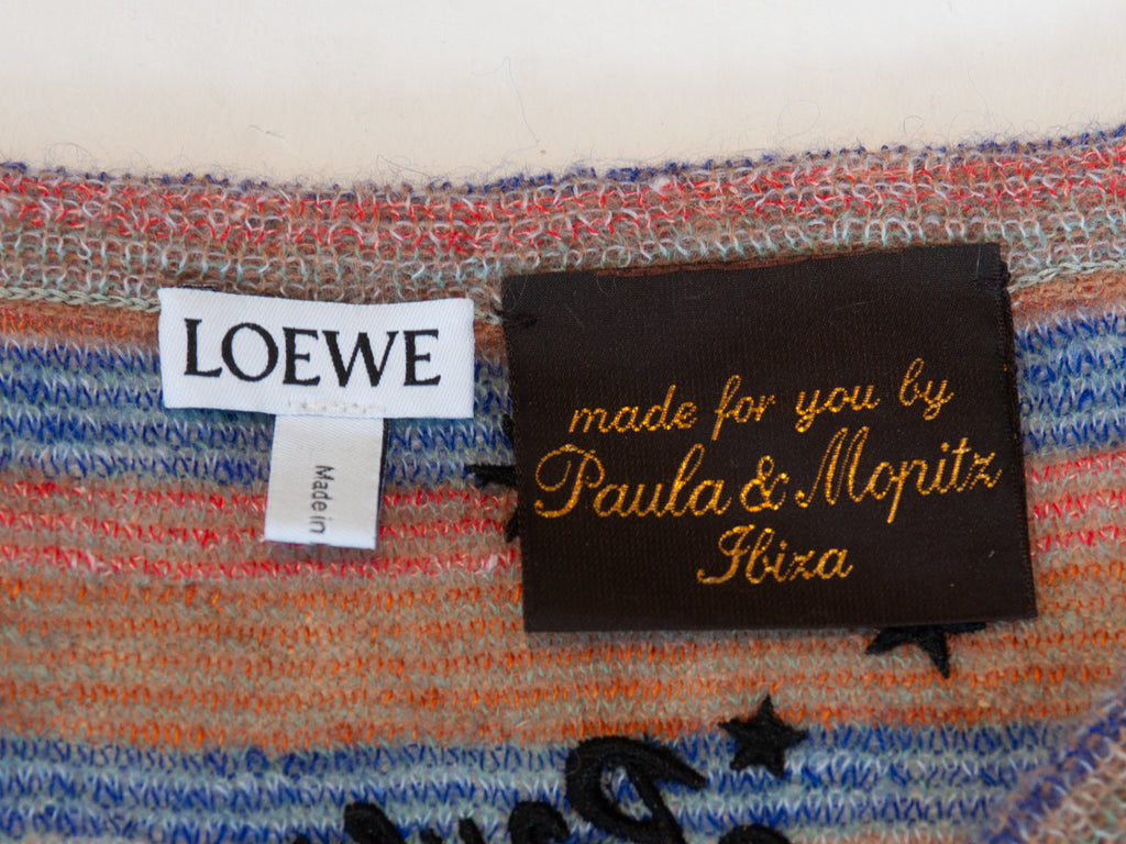 Loewe Paula & Mopitz Striped Lightweight Crewneck Sweater