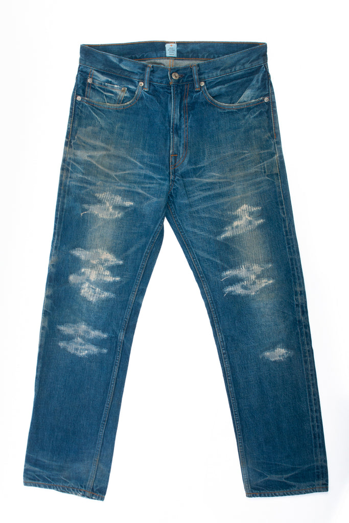 Headporter Plus Distressed and Repaired Jeans