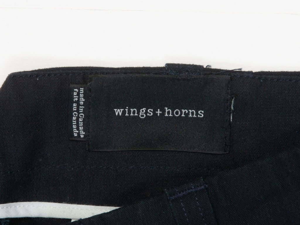 Wings + Horns Black Zip Cuff Pants
