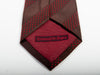 Ermenegildo Zegna Brown Dotted Stripe Silk Cotton Tie