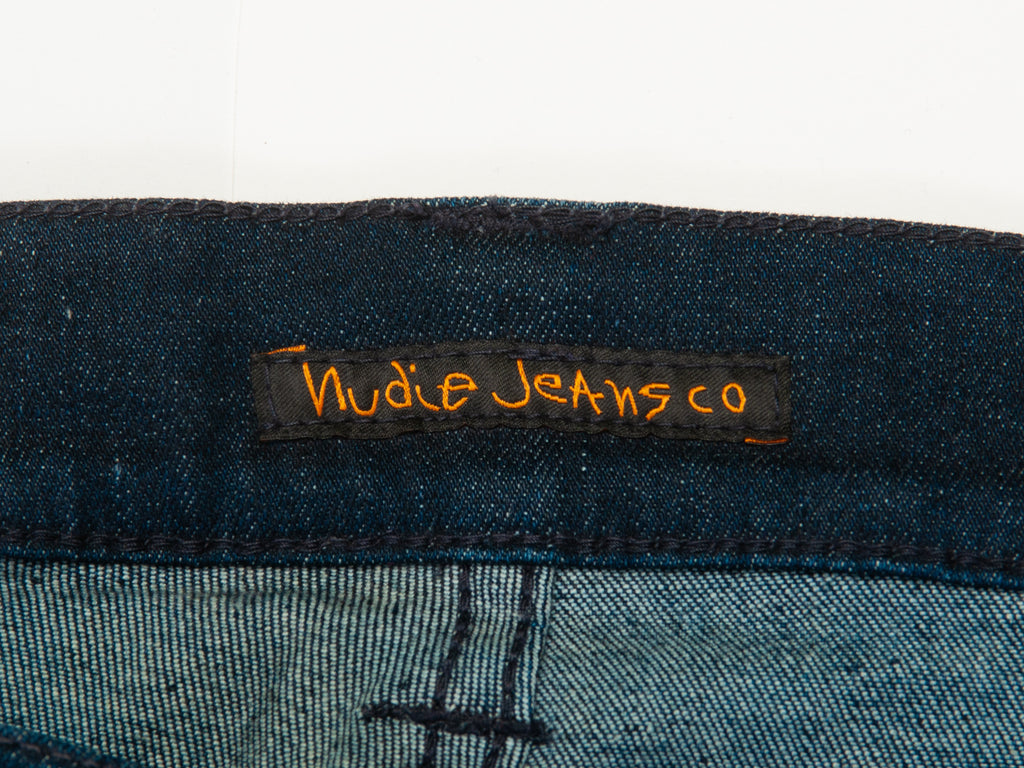 Nudie Grim Tim Recycle Blue Dry Navy Jeans
