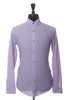 Hugo Boss Lilac Geo Print Mason_4 Slim FIt Stretch Shirt