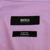 Hugo Boss Lilac Geo Print Mason_4 Slim FIt Stretch Shirt