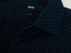 Hugo Boss Blue Dotted Slim Fit Jason Shirt