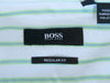 Hugo Boss Green on Blue Striped Regular Fit Enzo Shirt