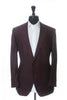 Empire Red Lattice Print Wool Blazer