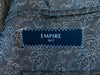 Empire Red Lattice Print Wool Blazer