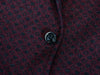 Empire Red Lattice Print Wool Blazer