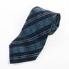 Dolce & Gabbana Blue Plaid Pin-Up Tie