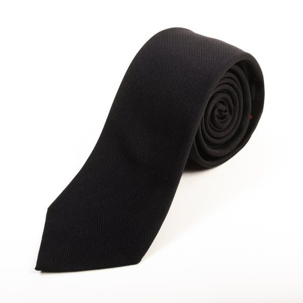 Gucci Black Bumblebee Embroidered Tie