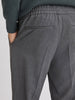 Filippa K Grey Terry Cropped Drawstring Trouser Pants