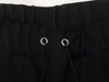 OAMC Black Drawstring Cropped Pants
