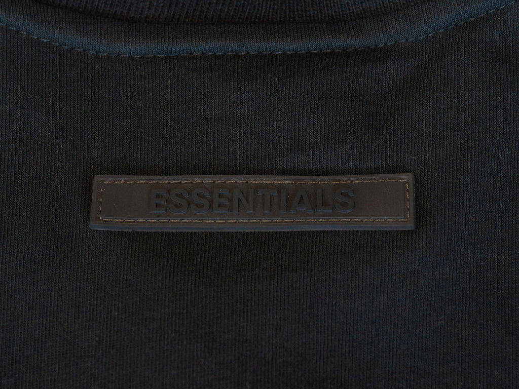 Essentials Fear of God Charcoal Oversized Polo Shirt