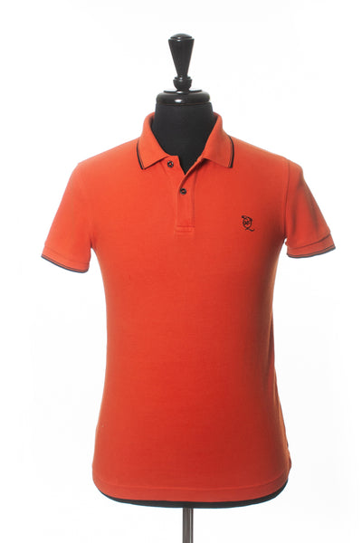 Alexander McQueen Orange Polo Shirt