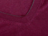 Brunello Cucinelli Deep Fuschia Cotton V-Neck Sweater