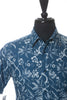 Patagonia Blue Floral Print Short Sleeve Shirt